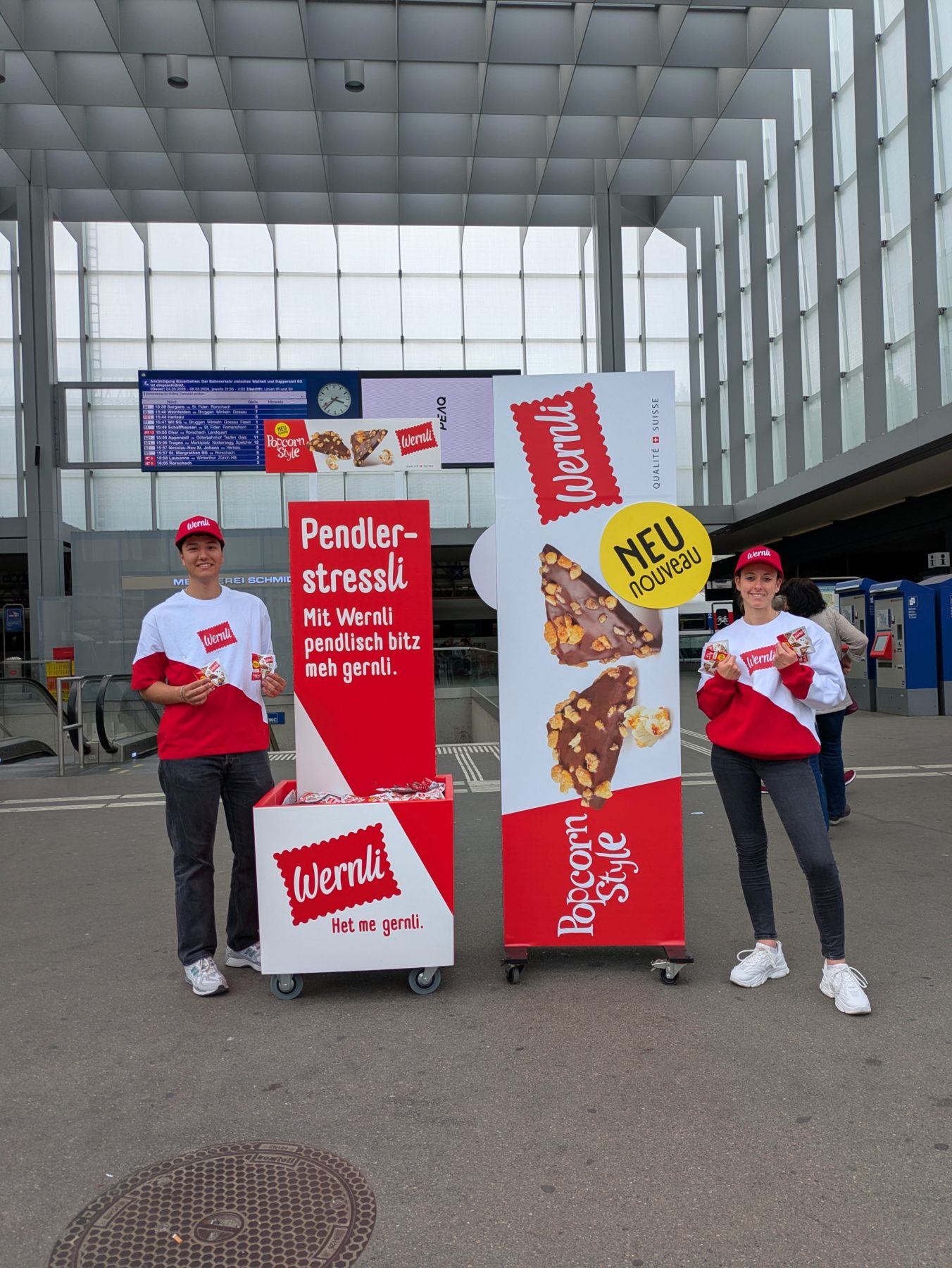 Sampling en gare Popcorn Style